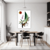 Botanical Symphony Abstract Dining Room Demo