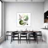 Botanical Symphony Abstract Dining Room Demo
