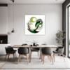 Botanical Symphony Abstract Dining Room Demo
