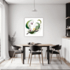 Botanical Symphony Abstract Dining Room Demo