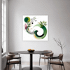 Botanical Symphony Abstract Dining Room Demo
