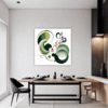 Botanical Symphony Abstract Dining Room Demo