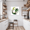 Botanical Symphony Abstract Kitchen Demo