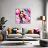 Bubbly Carefree Girl Living Room Demo