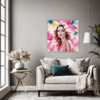 Bubbly Carefree Girl Living Room Demo