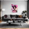 Bubbly Carefree Girl Living Room Demo