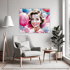 Bubbly Carefree Girl Living Room Demo