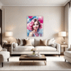 Bubbly Carefree Girl Living Room Demo