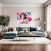 Bubbly Carefree Girl Living Room Demo