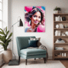 Bubbly Carefree Girl Living Room Demo