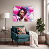 Bubbly Carefree Girl Living Room Demo