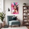Bubbly Carefree Girl Living Room Demo