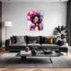 Bubbly Carefree Girl Living Room Demo