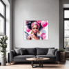 Bubbly Carefree Girl Living Room Demo