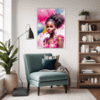 Bubbly Carefree Girl Living Room Demo
