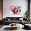 Bubbly Carefree Girl Living Room Demo