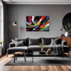 Bubbly Color Flood Living Room Demo