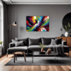 Bubbly Color Flood Living Room Demo