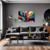 Bubbly Color Flood Living Room Demo