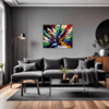 Bubbly Color Flood Living Room Demo