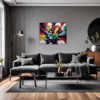 Bubbly Color Flood Living Room Demo