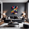 Bubbly Color Flood Living Room Demo