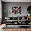 Bubbly Color Flood Living Room Demo