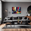 Bubbly Color Flood Living Room Demo