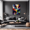 Bubbly Color Flood Living Room Demo