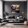 Bubbly Color Flood Living Room Demo