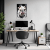 Bulldog Abstract Portrait Office Demo