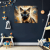 Burmese Cat Gaze Children's Room Demo