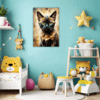 Burmese Cat Gaze Children's Room Demo