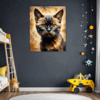 Burmese Cat Gaze Children's Room Demo