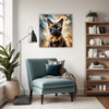Burmese Cat Gaze Living Room Demo