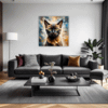 Burmese Cat Gaze Living Room Demo
