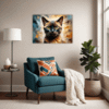 Burmese Cat Gaze Living Room Demo