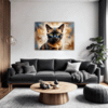 Burmese Cat Gaze Living Room Demo