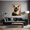 Burmese Cat Gaze Living Room Demo