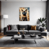 Burmese Cat Gaze Living Room Demo