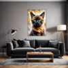 Burmese Cat Gaze Living Room Demo