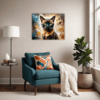 Burmese Cat Gaze Living Room Demo