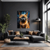 Burmese Cat Gaze Living Room Demo