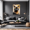 Burmese Cat Gaze Living Room Demo