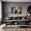 Burmese Cat Gaze Living Room Demo