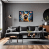 Burmese Cat Gaze Living Room Demo