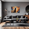 Burmese Cat Gaze Living Room Demo