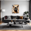 Burmese Cat Gaze Living Room Demo