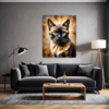 Burmese Cat Gaze Living Room Demo