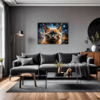 Burmese Cat Gaze Living Room Demo